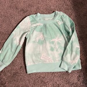 Barbie seafoam green sweatshirt size XS 4-5